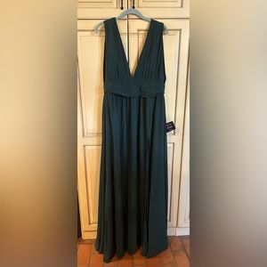 Heavenly Hues Forest Green Maxi Dress